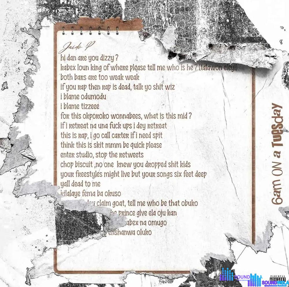 Jaido P – 6am On A Tuesday – Jaido P 6am On A Tuesday2